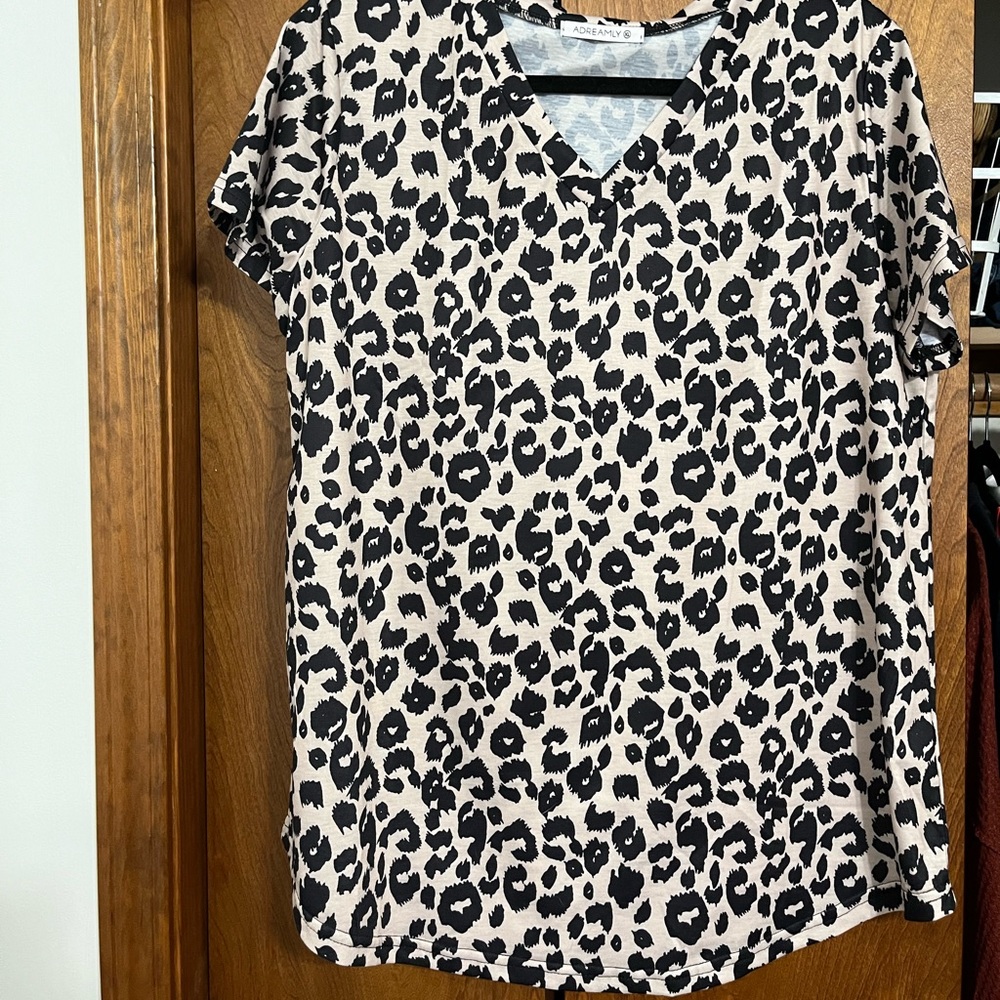 Cheetah print shirt